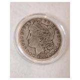 1899 silver Morgan dollar