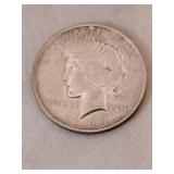 1924 silver peace dollar