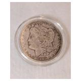 1900 silver Morgan dollar