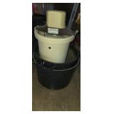 Enameled granite pattern pots and ice cream maker