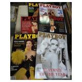 6 1993 Playboy Magazines