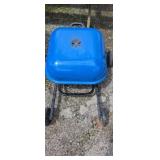 Folding charcoal grill