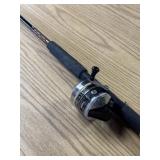 Zebco 33 Omega spin cast reel & Shakespeare ugly