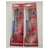 2 new Sheaffer fountain pen w/ refillable black