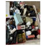 All kinds of Avon cologne & perfume decanters,