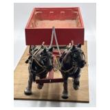10 x 20' model of a two-horse drawn wagon