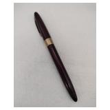 Sheaffer maroon fountain pen. Sheaffer Silver nib