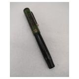 Parker's green marble fountain pen. #8 nib