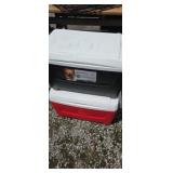 2 mid size igloo cooler