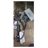 Paint gun , small hose, stapler and more