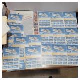 Rock n roll and Wright Brothers stamps