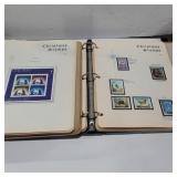 2 Christmas stamp albums 1960's  mostly full