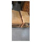 Rolling coffee table with lift storage , and