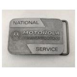 Motorola national service belt buckle