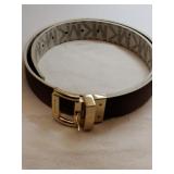 Brown leather Michael kors.'  M'