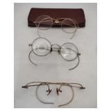 Vintage 1/10 12K GF framed glasses