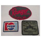 Vintage patches Pepsi, ranger boats ,2nd arm