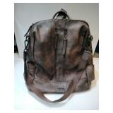 Cluci leather backpack bag