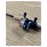 Zebco Rhino spin cast reel & casting rod