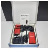 Tested long-range industrial walkie-talkies  Red