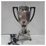 Universal silverplate coffee pot 15in tall