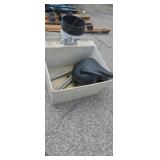 Plastic shop sink stand  with faucet
