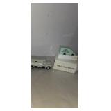 Brinks bank truck coin bank and ice cream truck