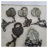 T Adlake locks and 1 prr laymaker no keys