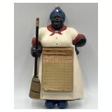 Black Americana plastic notepad holder, vintage