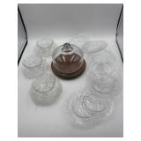 Cambridge Rose .3 tea cups, 4 saucers, 8 bread