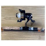 Kodiak fishing rod And Shakespeare 3500A reel