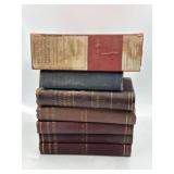 Mix of antique medical books