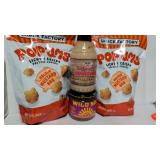 Salsa & BBQ Sauce + 2 Big Bags Pop'Ums Pretzel