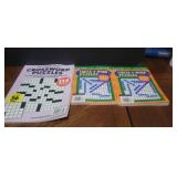 Puzzle books, word search ,crossword
