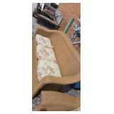 Wicker indoor outdoor 3 person couch with
