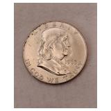 1963 Franklin half dollar
