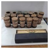 18 Edison rolls and 1 piano roll barney google