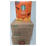 22 K-Cup Starbucks Pumpkin Spice & 2 Cases