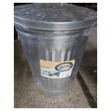 Beherens 31 Gallon Galvanized Can with Lid