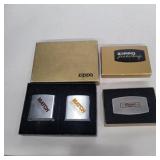 Zippo magnifier and pocket knife