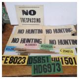 50,60,70 hunting licenses, no hunting paper