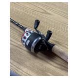 Shakespeare Sigma titanium fishing rod & Zebco