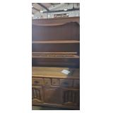 Wooden hutch 2 pc 44x17x65in