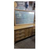 White furniture Co. Mirrored dresser 9 drawer
