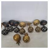 Metal fence post toppers