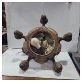 Metal art deco style chandelier missing center