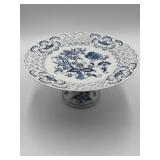 Blue Danube, Japan Lace edged cake plate