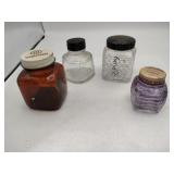 Vintage empty ink bottles