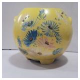 Ransburg pottery hand painted crock cookie jar