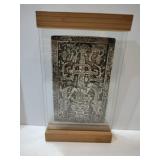 Artesanias Loma Linda Stone plaque in glass